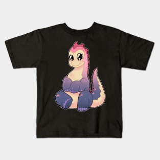 Galaxy brontosaur Kids T-Shirt